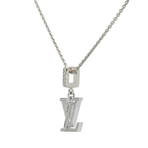 louis vuitton ceramic necklace|Louis Vuitton necklace with diamond.